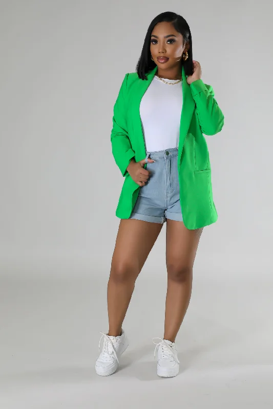 Sweet Chiffon Style Business Talk Blazer