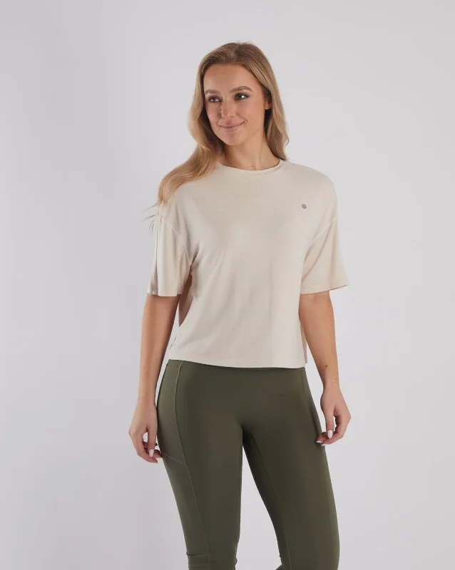 Retro Dress Evie Tee Birch White