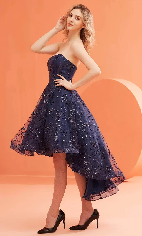 Retro Skirt Design J'Adore Dresses J22079 - Strapless Sweetheart Prom Dress