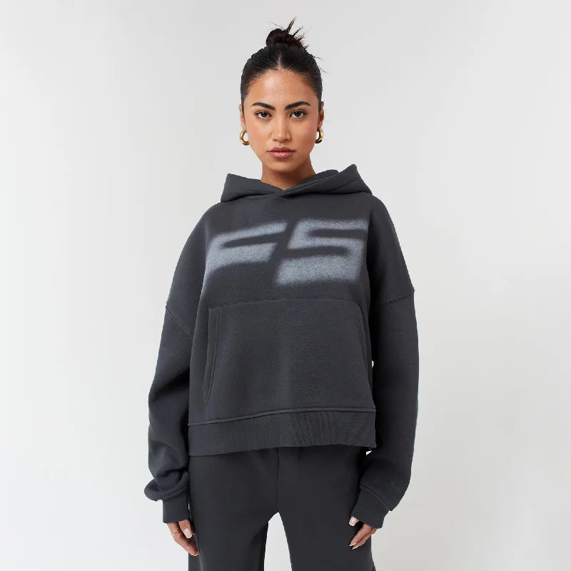Street Graffiti Design FS Blur Hoodie | Dark Grey