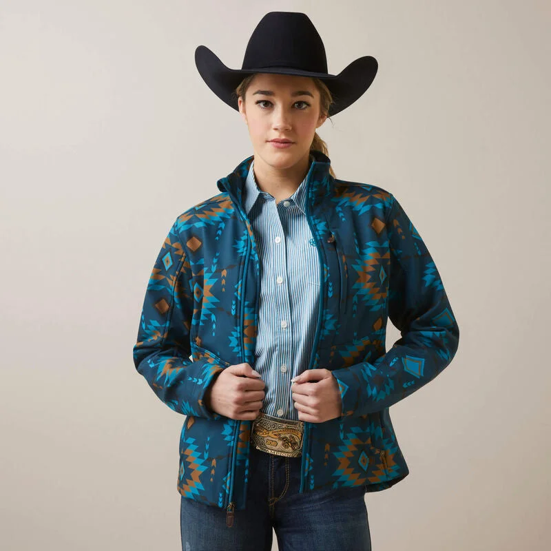 Sports Casual Style Ariat Womens Sioux Falls Aztec SoftShell Jacket