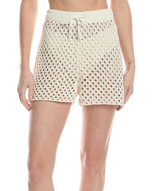Letter embroidery Sweaty Betty Beach Side Crochet Short