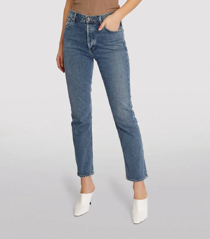 Retro Literary Style The Morgan Jeans In Dunn