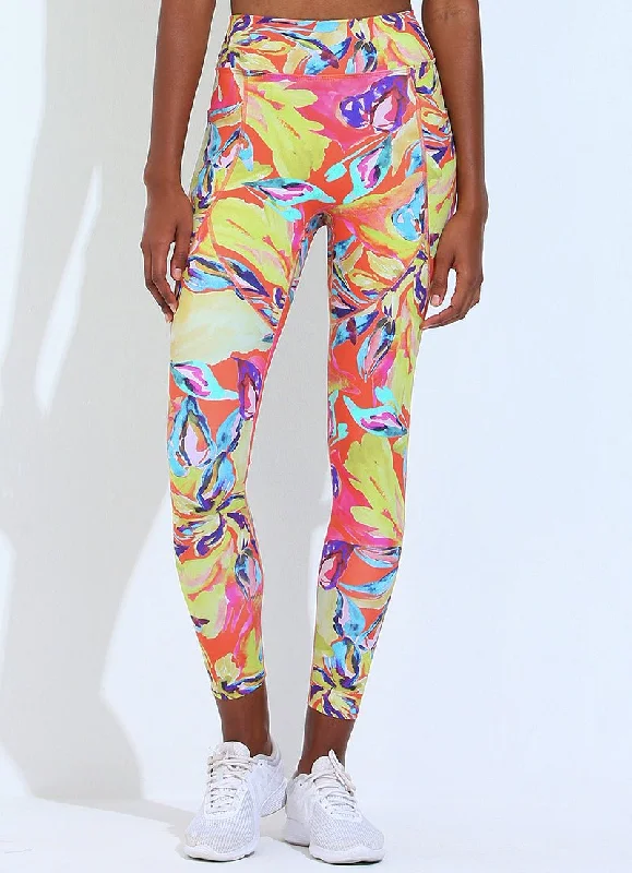 Personalized print Active Leggings (Iris)
