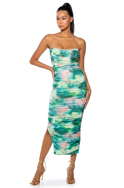 Creative Style WALK THE WALK MESH MAXI DRESS