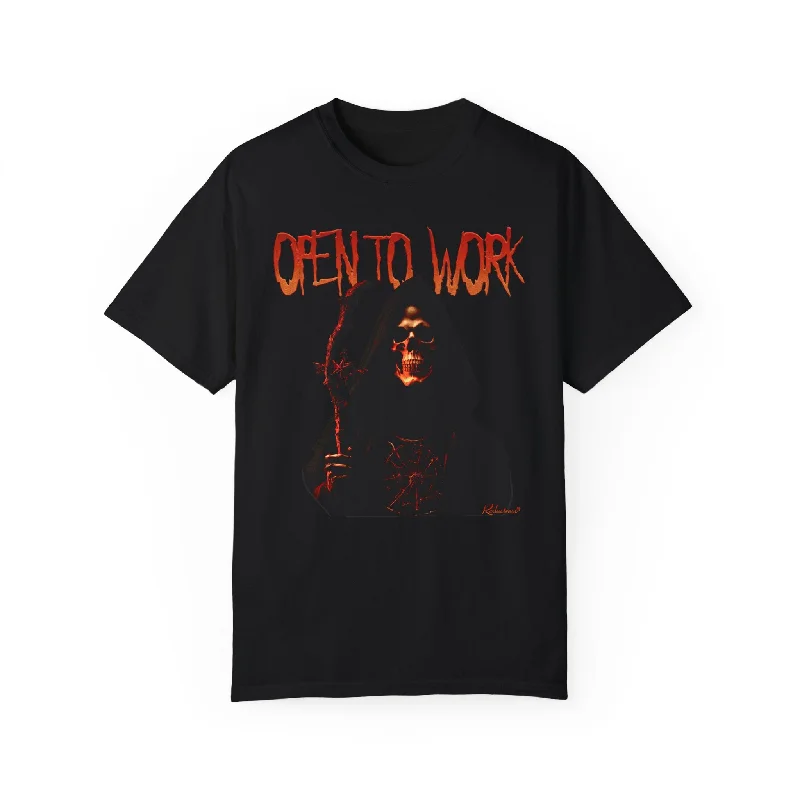 Elegant Classic “Open to Work” Unisex Tee