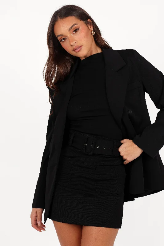 Fashion Style Juliette Blazer - Black