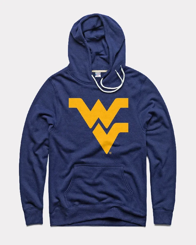 Sports Express West Virginia Mountaineers Logo Navy Hoodie