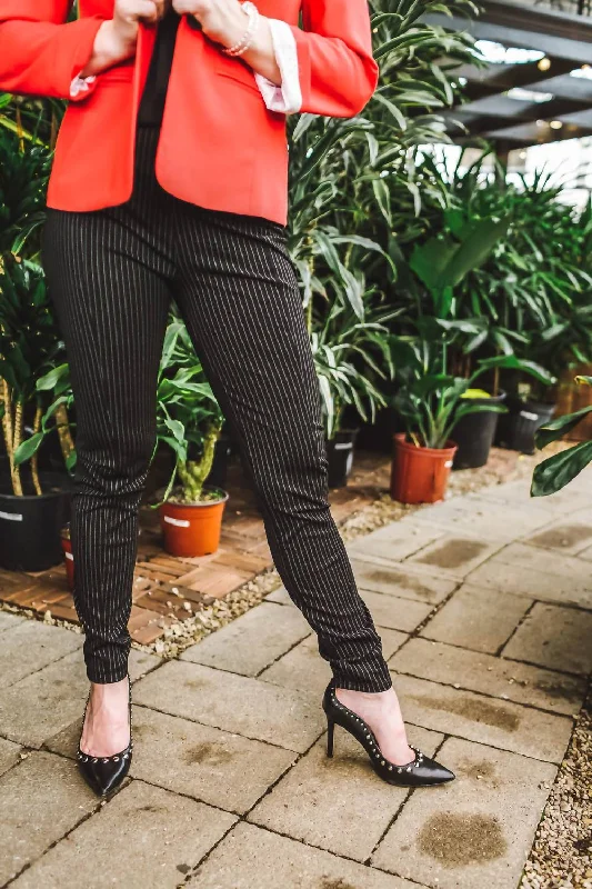 Printed pattern Taylor Seamed Legging In Black