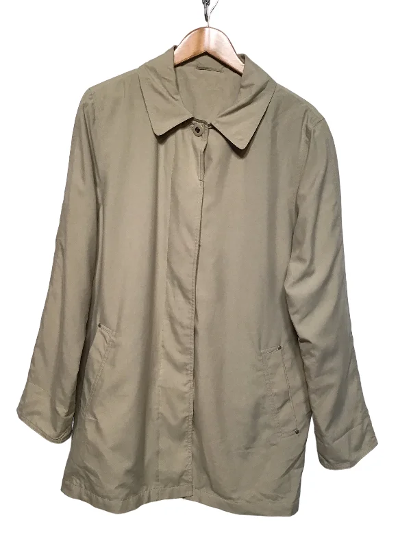 Round neck design Beige Jacket (Size XXL)