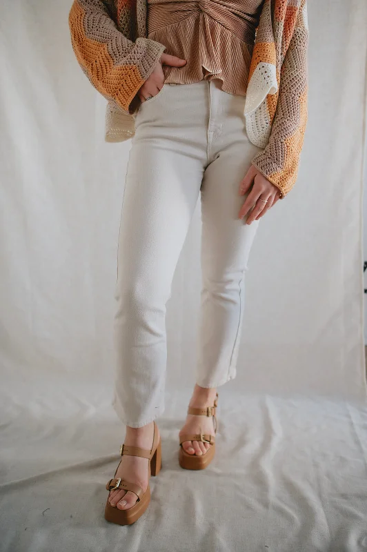 Sweet Korean Style The Brookhaven Cropped Denim by Modern American - Birch