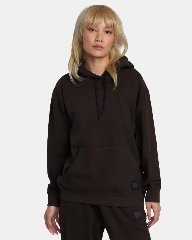 Free and comfortable Selects Hooded Base Layer Top - Chocolate Torte