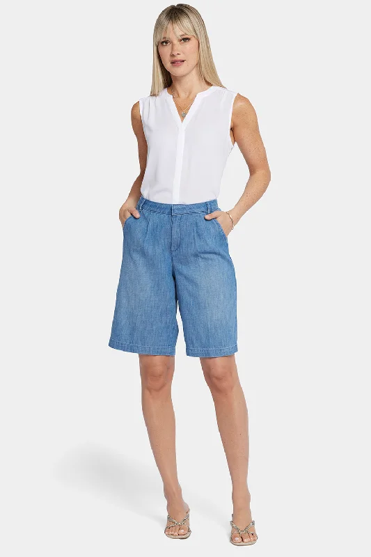 Free and comfortable Relaxed Bermuda Denim Shorts - Corfu