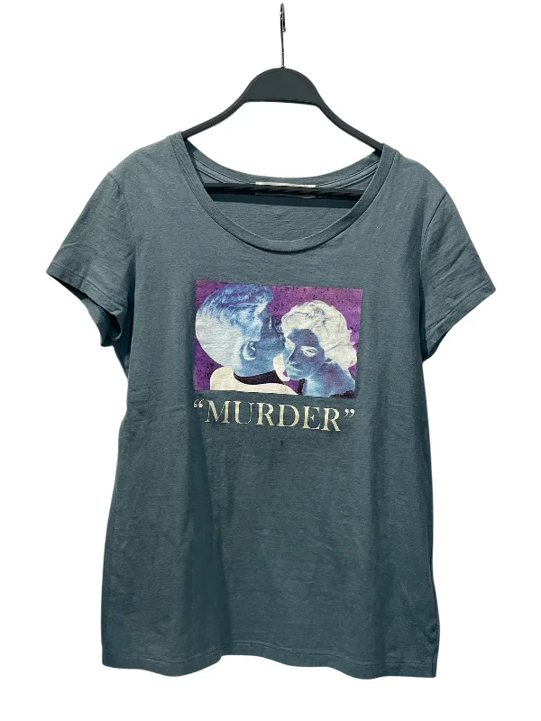 Free and comfortable UNDERCOVER/T-Shirt/1/Blue/Cotton/Graphic/