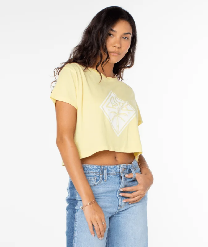 Street Sports Style Roxy Wave Riders Tee-Snapdragon
