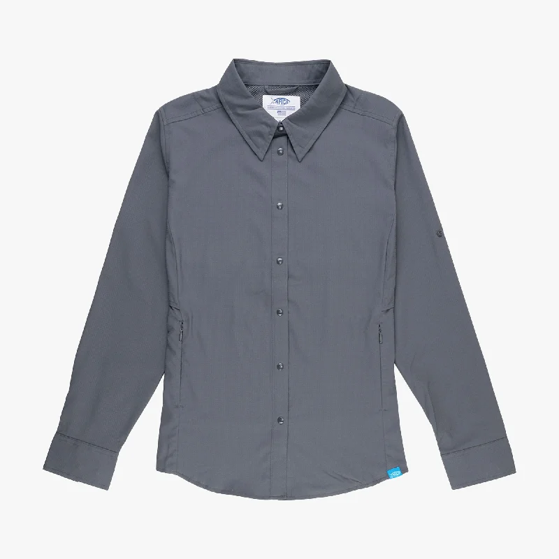 Sweet Lace Design Women's Wrangle LS Vented Fishing Shirt