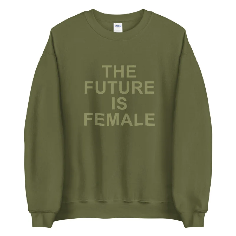 Sweet Small Style THE ESSENTIAL UNISEX SWEATSHIRT MILITARY GREEN
