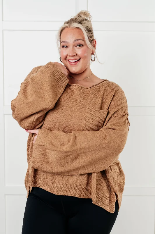 Sports Functional Style General Feeling Boatneck Sweater