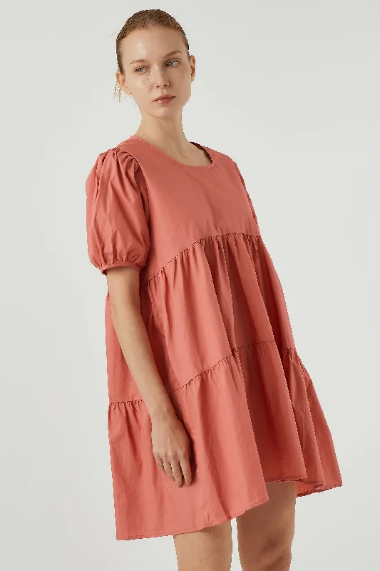Retro Stripes Melanie Tiered Dress