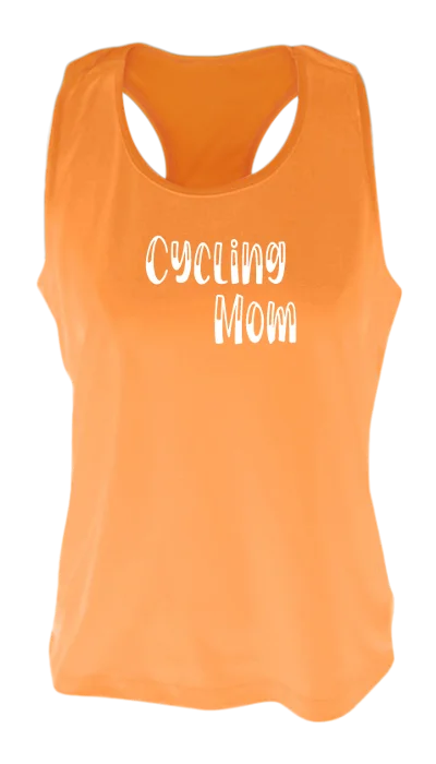 Boutique style Women's Reflective Tank Top - Cycling Mom