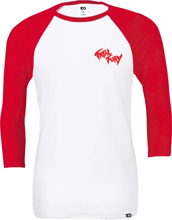 Sweet Small Flower Pattern THE KING OF FIGHTERS - 'Wingstar' Raglan Shirt - Red/White