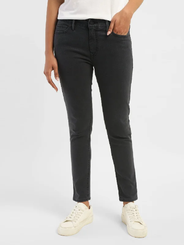 Street Personality Style Women's Mid Rise 711 Skinny Fit Jeans