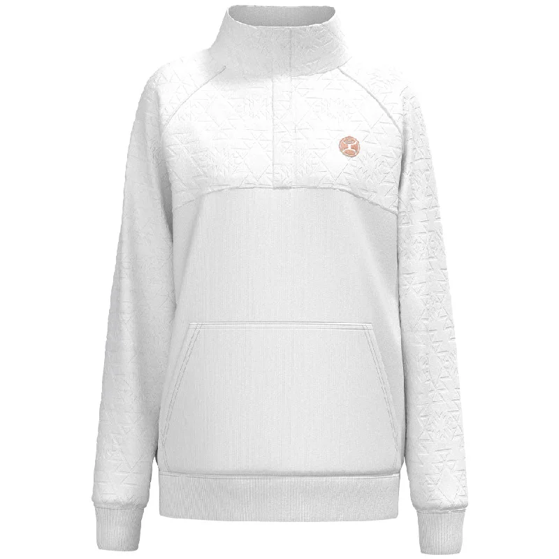Boutique display YOUTH "The Prime 1/4 Zip" White/Aztec Pullover