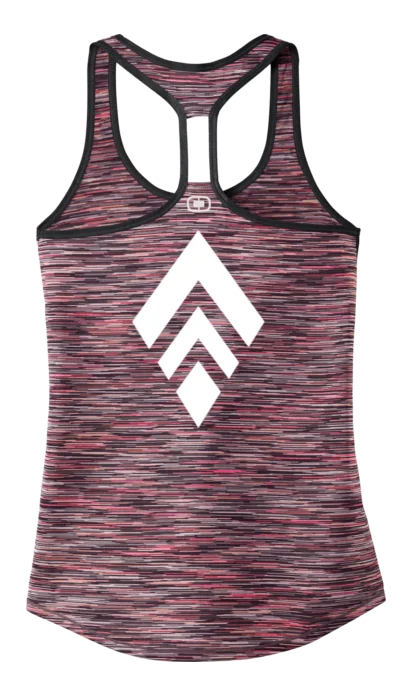 Sports Casual Style Women's Reflective Tank Top - Broken Diamond