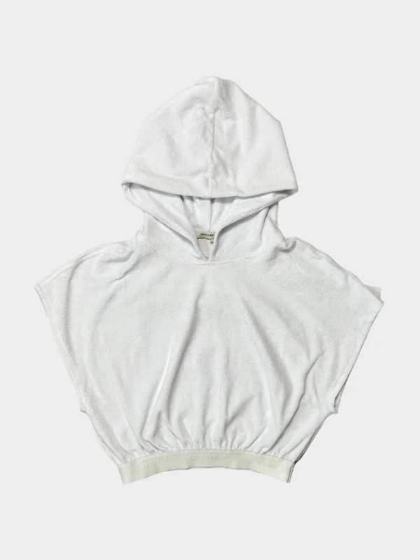 Street Style Sponge Short Sleeves Hoodie