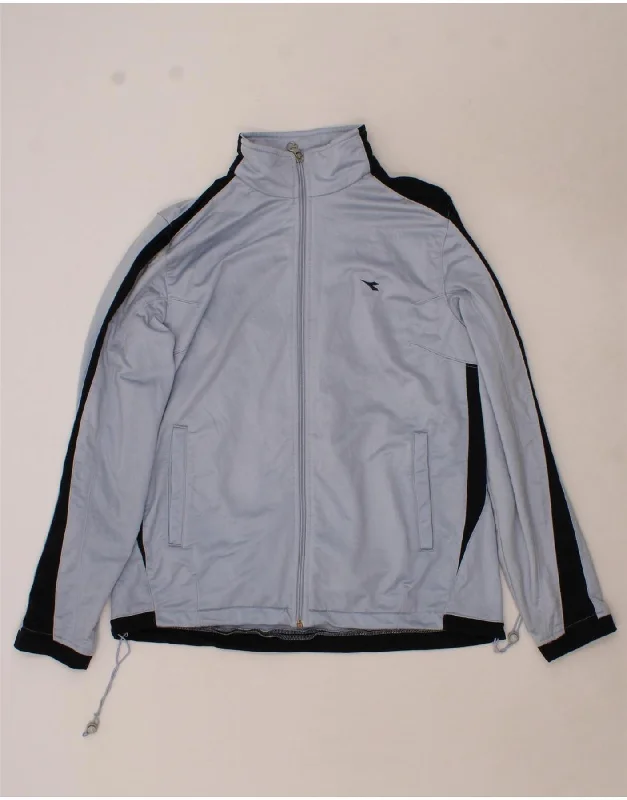 Classic style DIADORA Womens Tracksuit Top Jacket UK 16 Large Blue Colourblock Polyester Classic style DIADORA Womens Tracksuit Top Jacket UK 16 Large Blue Colourblock Polyester