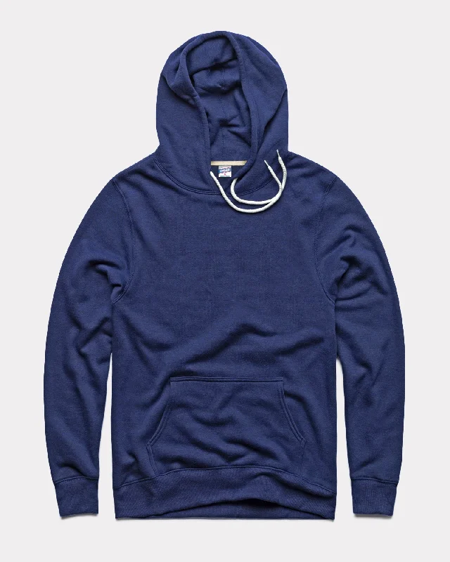 Fashionable and versatile Heather Navy Essential Unisex Hoodie