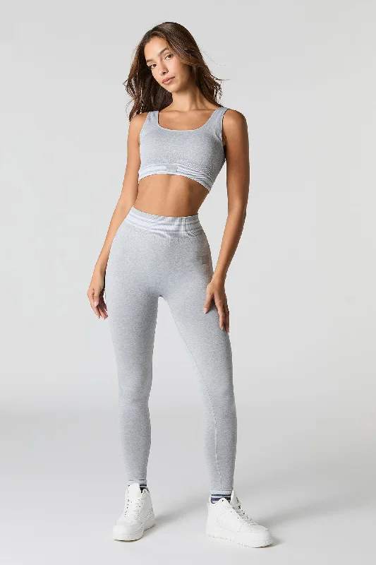 Style Design Sommer Ray Seamless Striped Waist Active Legging