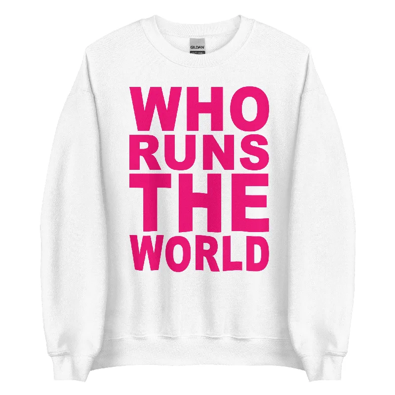 Personalized print THE ESSENTIAL UNISEX SWEATSHIRT WHITE