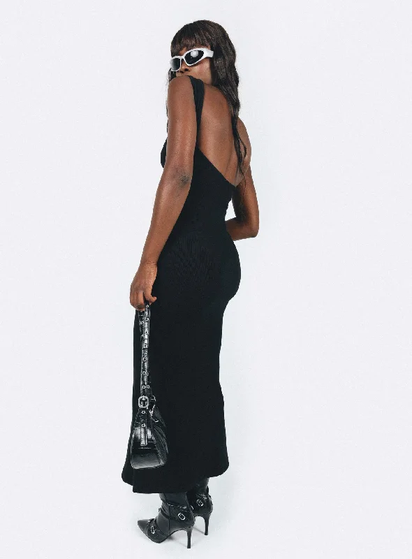 Fashionable and casual Smythe Maxi Dress Black