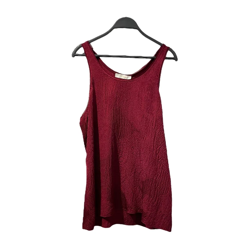 Street Personality Style Chloe/Cut & Sew/38/All Over Print/Rayon/RED/SMOKED RED