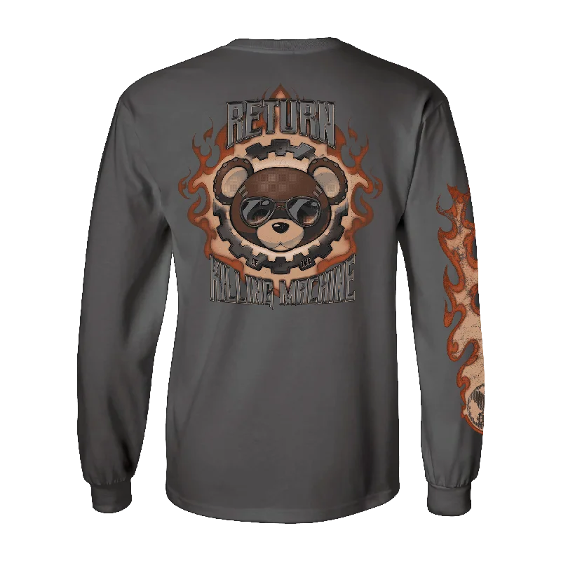 Sports Tights GUILTY GEAR - 'Return of the Killing Machine' Long Sleeve Shirt - Charcoal