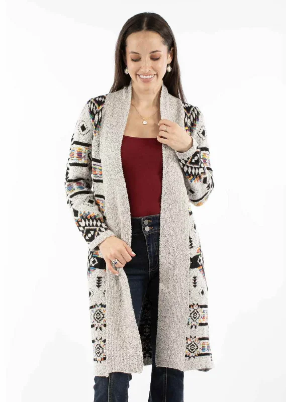 Sports Fitness Style Scully Womens Southwestern Flare Multi-Color 100% Acrylic Cardigan Sweater Sports Fitness Style Scully Womens Southwestern Flare Multi-Color 100% Acrylic Cardigan Sweater