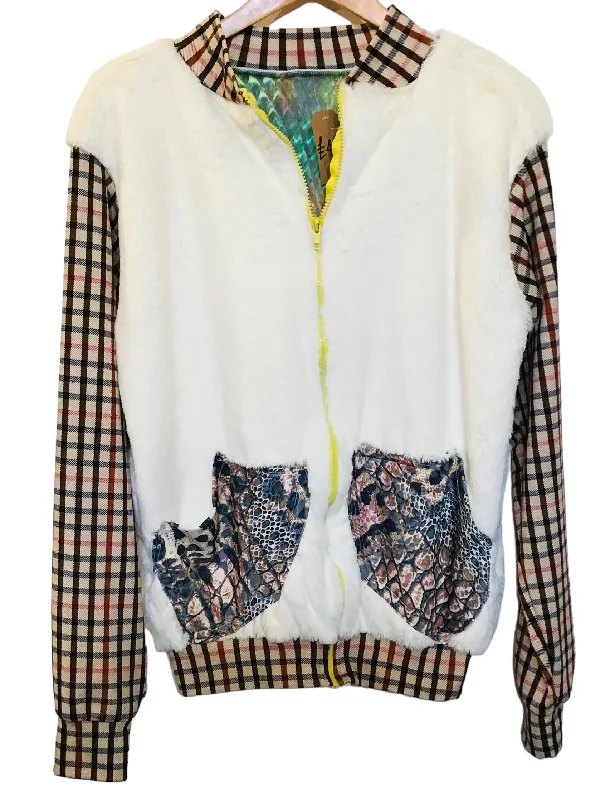 Street Fashion Style Matsinhe Crafts Handmade Bomber Jacket (Men's Size M)
