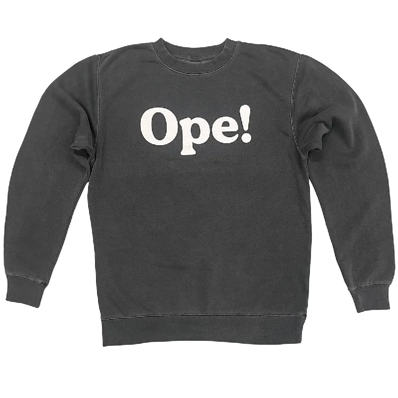 Trendy and versatile Ope! Pigment Dyed Sweatshirt