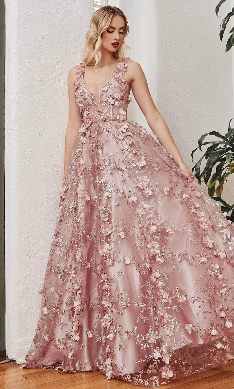 Sweet Short Skirt Style Ladivine J838 - Applique A-Line Prom Dress
