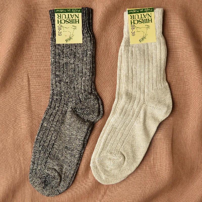 Retro Dress Lifelong Socks - Organic Cotton/Linen (Adults 36-46)