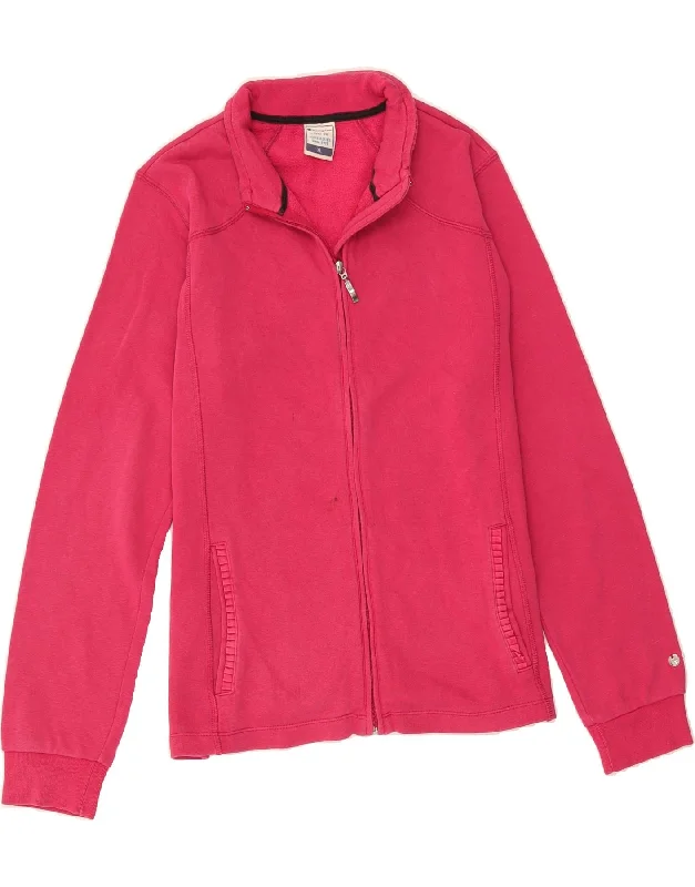 Street Sports Style CHAMPION Womens Easy Fit Tracksuit Top Jacket UK 18 XL Pink Cotton Street Sports Style CHAMPION Womens Easy Fit Tracksuit Top Jacket UK 18 XL Pink Cotton