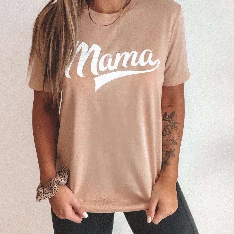 Street Style Mama Sporty • Tan Tee