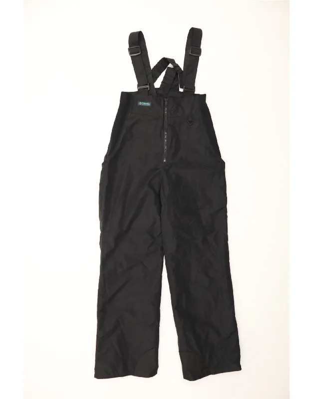 Style Design COLUMBIA Womens Dungarees Ski Trousers UK 14 Medium  Black Nylon