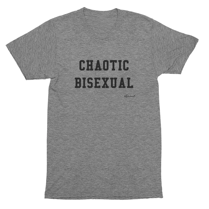 Sweet And Cute Style "Chaotic Bisexual" Unisex Tee