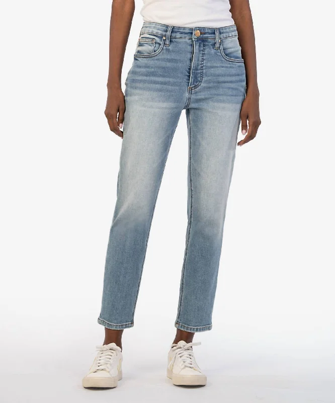 Street Casual Style Rachael High Rise Fab Ab Jeans In Coherently W/medium Base Wash