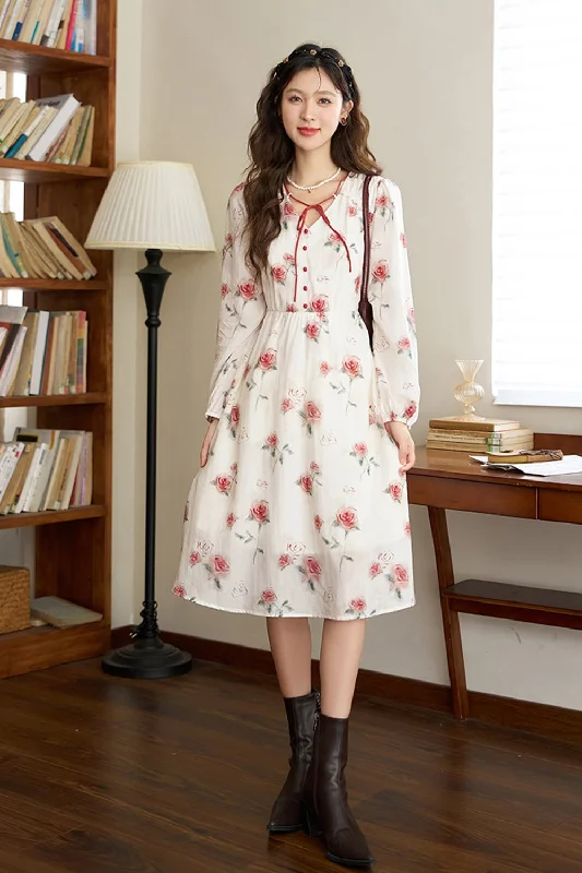 Design sense Floral Maxi Dress for Women