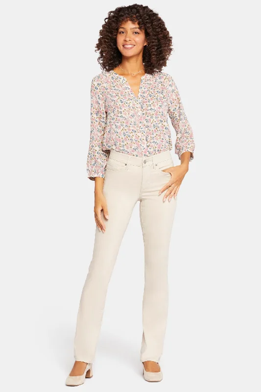 Sweet Words Waist-Match™ Marilyn Straight Jeans In Petite - Feather