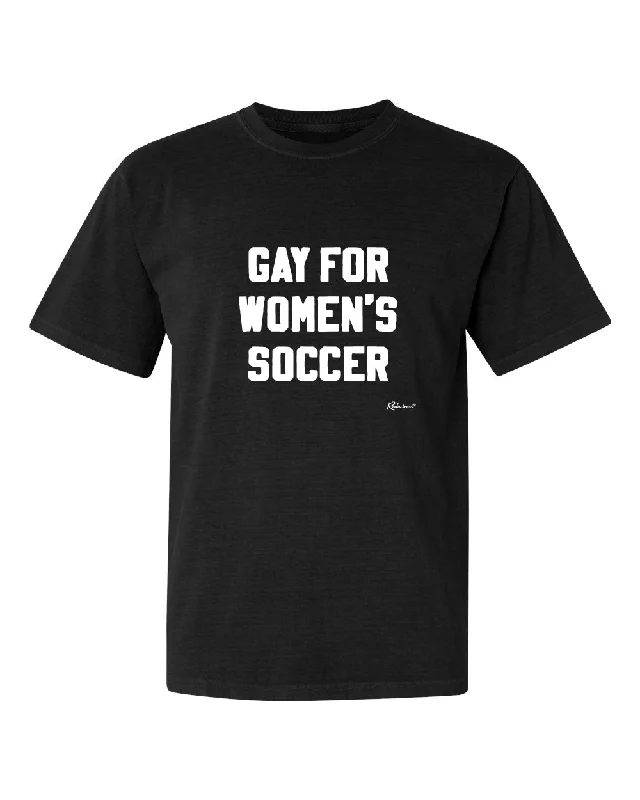 Retro Style "Gay for Women's Soccer" Unisex Tee