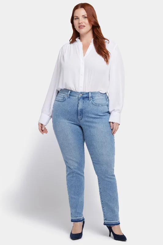Street Show-Off Style Marilyn Straight Jeans In Plus Size - Big Skies